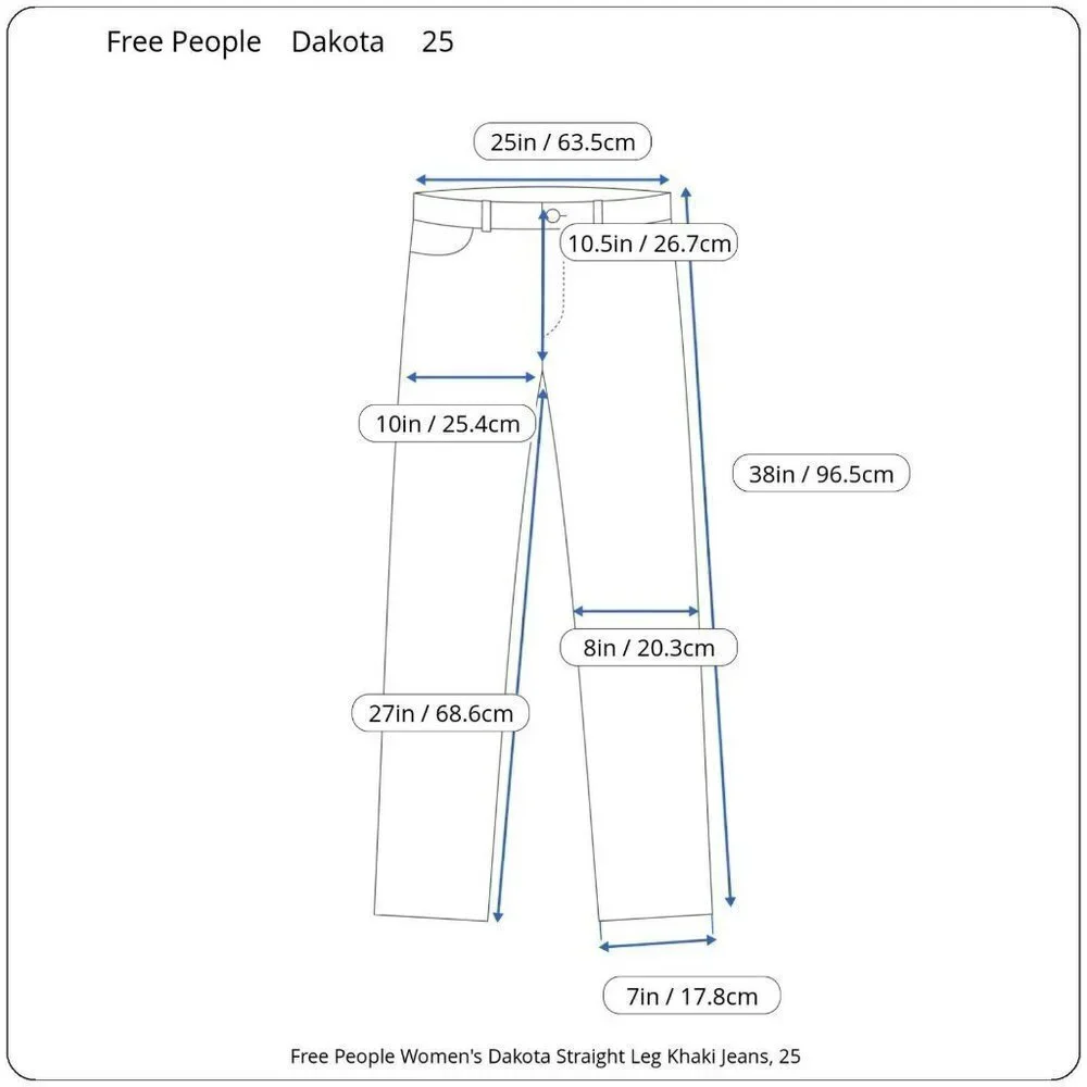 Free People Dakota Straight Leg Distressed Khaki Jeans, 25